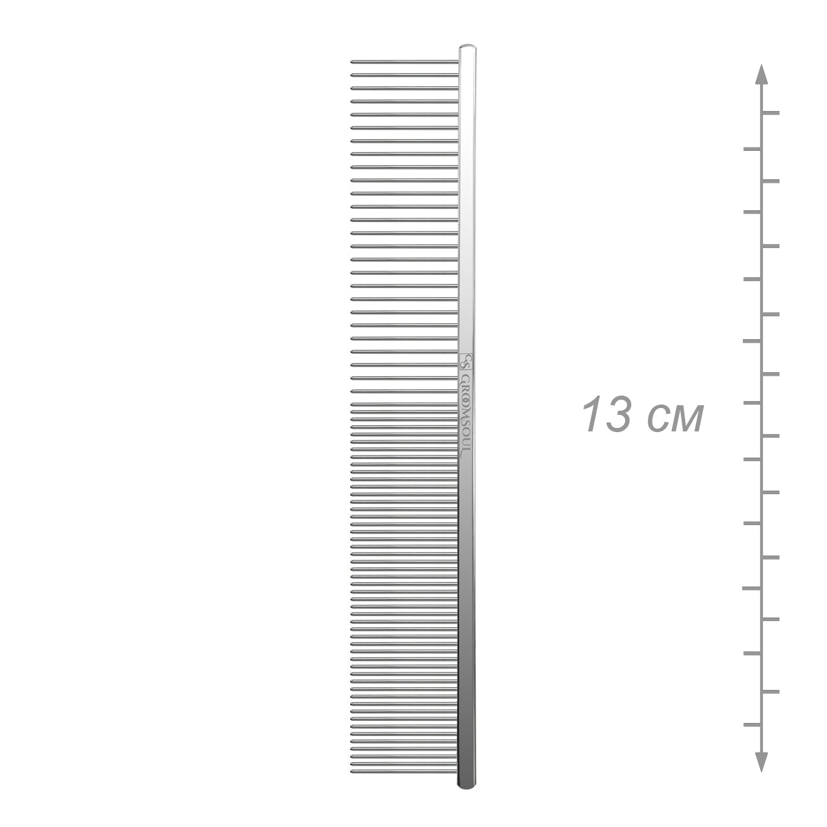 Groom Soul Basic Series metal comb for animals, 13 cm