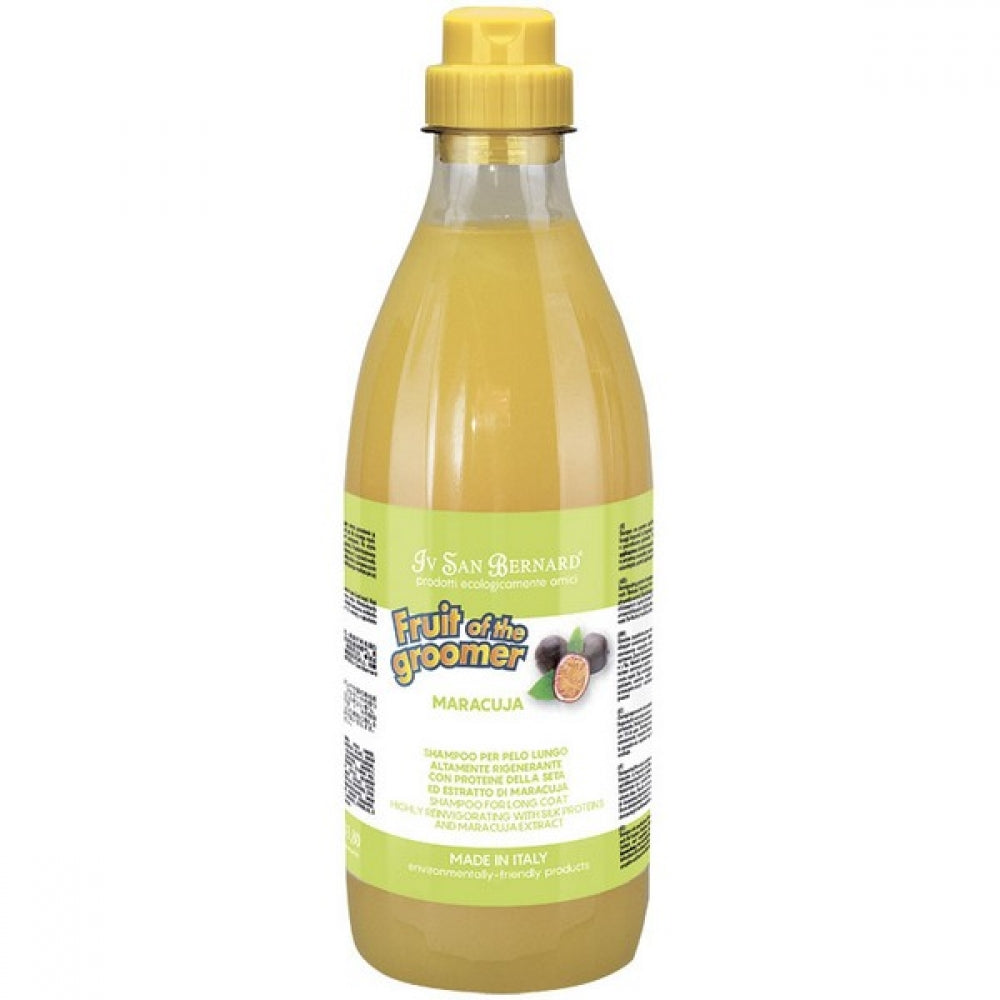 Iv San Bernard Maracuja – Shampoo for long coats with silk proteins and passion fruit, 1000 ml