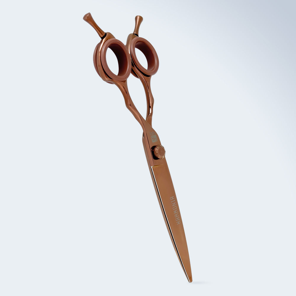 Groom Soul Harmonia micro-serrated grooming scissors, 7 inches