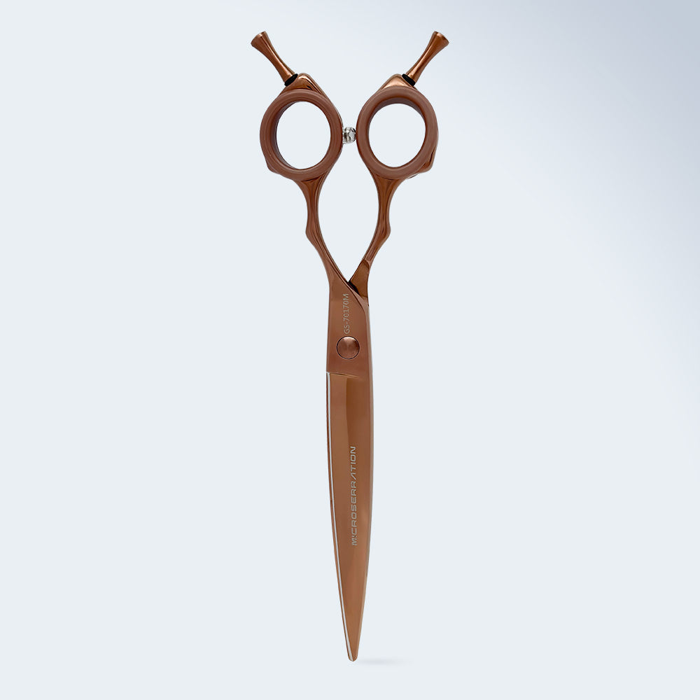Groom Soul Harmonia micro-serrated grooming scissors, 7 inches