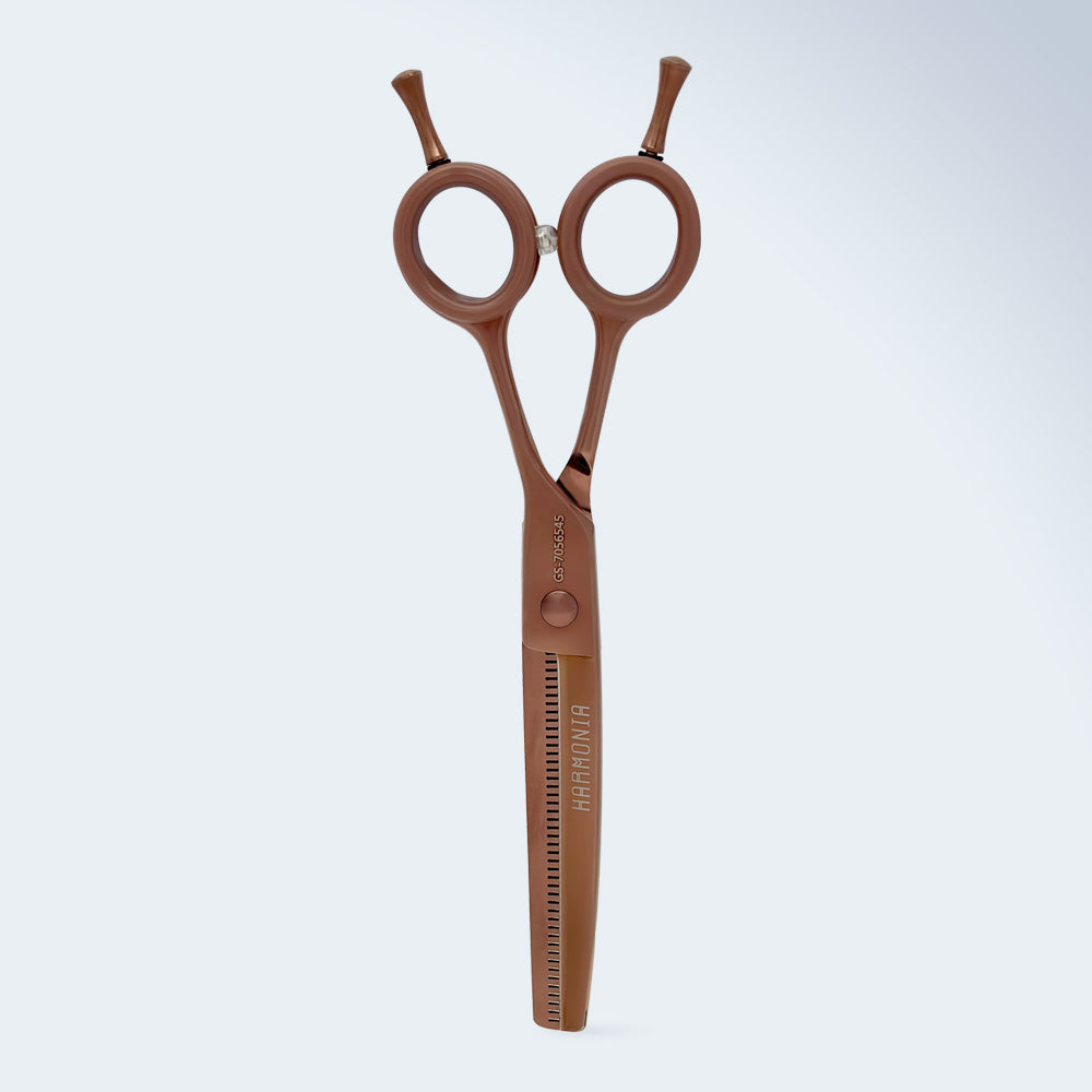 Groom Soul Harmonia curved grooming scissors for dogs, 6.5 inches