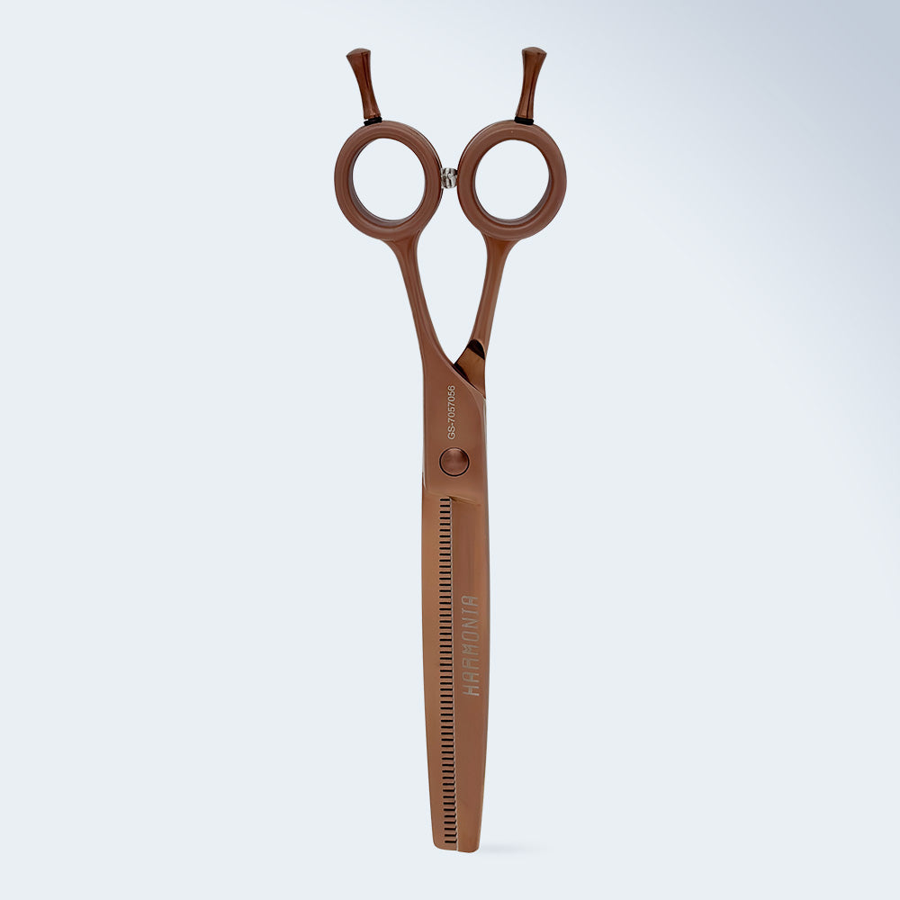Groom Soul Harmonia curved grooming shears for dogs, 7 inches