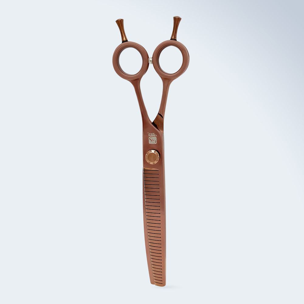 Gebogene Magic-Schere für die Hundepflege Groom Soul Harmonia, 7 Zoll