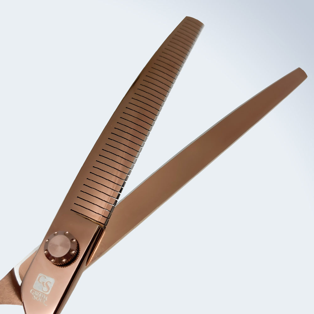 Gebogene Magic-Schere für die Hundepflege Groom Soul Harmonia, 7,5 Zoll