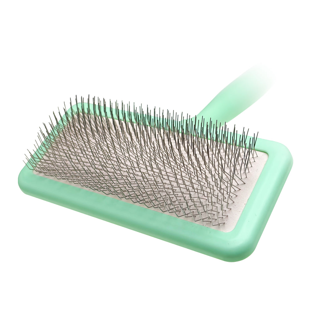 Zupfbürste für Tiere mit mittellangen Zinken Groom Soul Mint 27