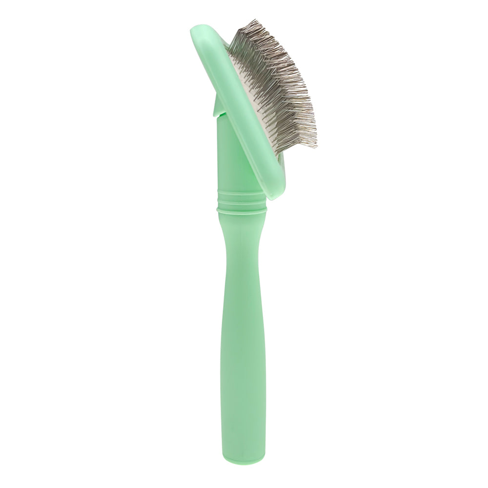 Zupfbürste für Tiere mit mittellangen Zinken Groom Soul Mint 27