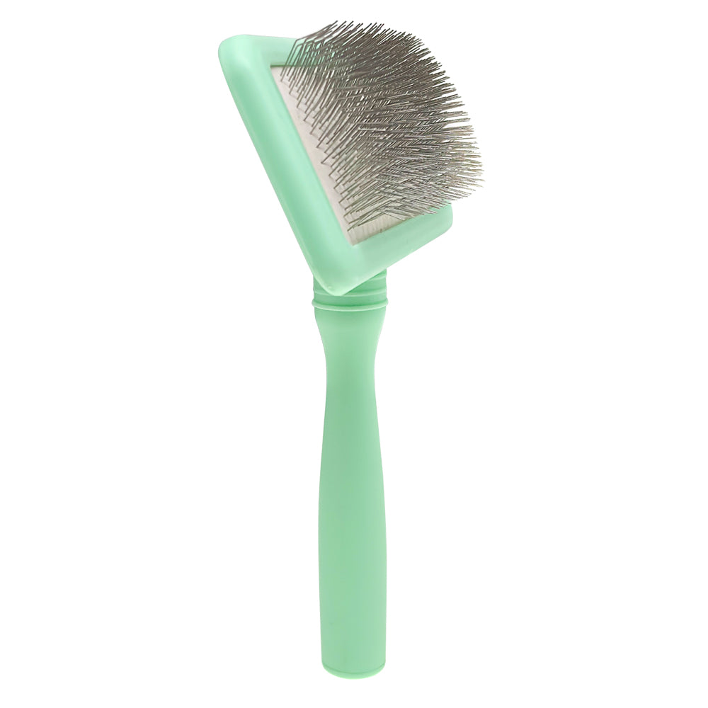 Zupfbürste für Tiere mit mittellangen Zinken Groom Soul Mint 27