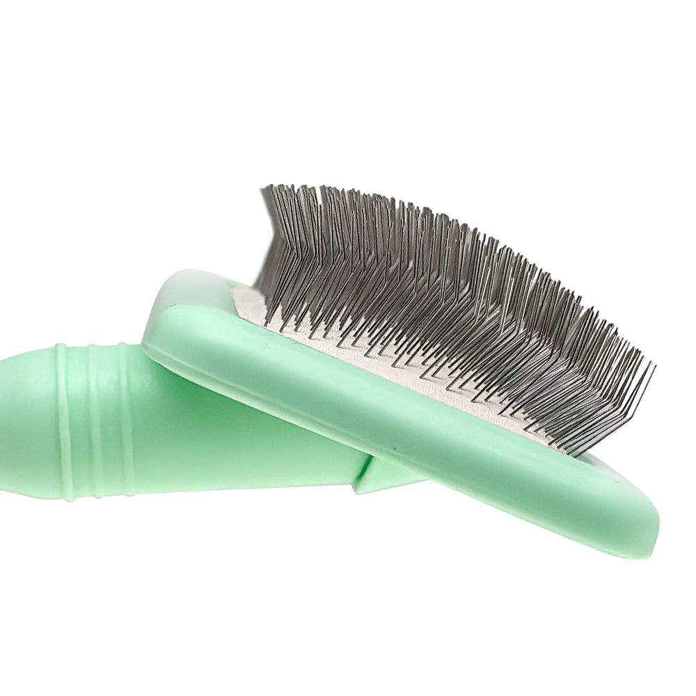 Zupfbürste für Tiere mit mittellangen Zinken Groom Soul Mint 27