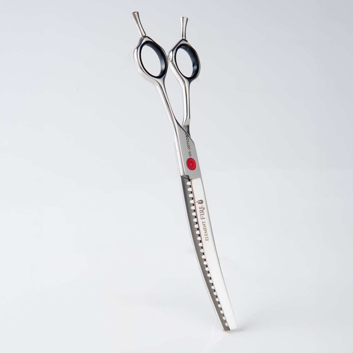 Curved finishing shears for dog grooming Groom Soul Elements Fire, 7.5 inches
