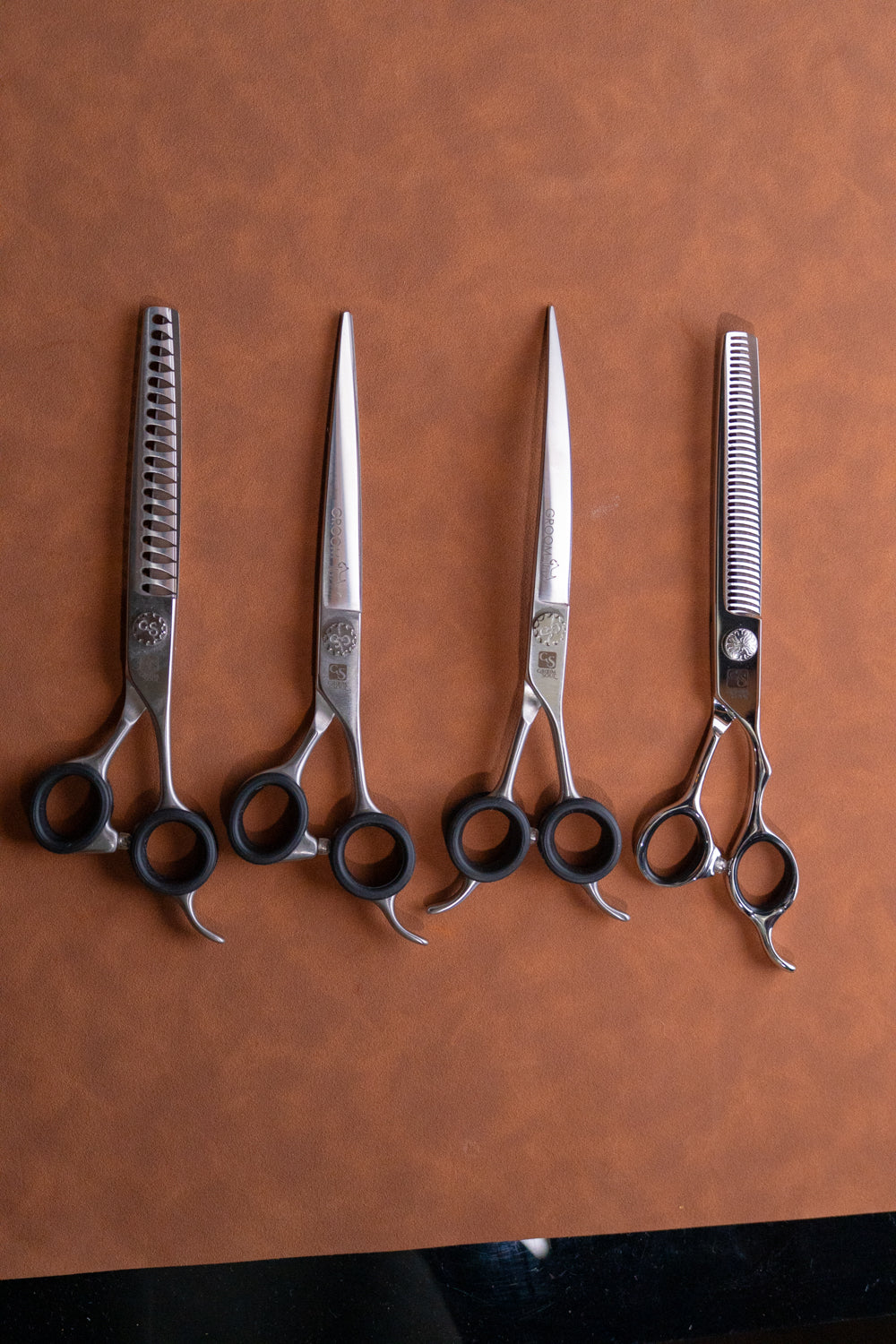 Groom Soul Basic Jazz – Professional Grooming Scissor Set, 4-piece