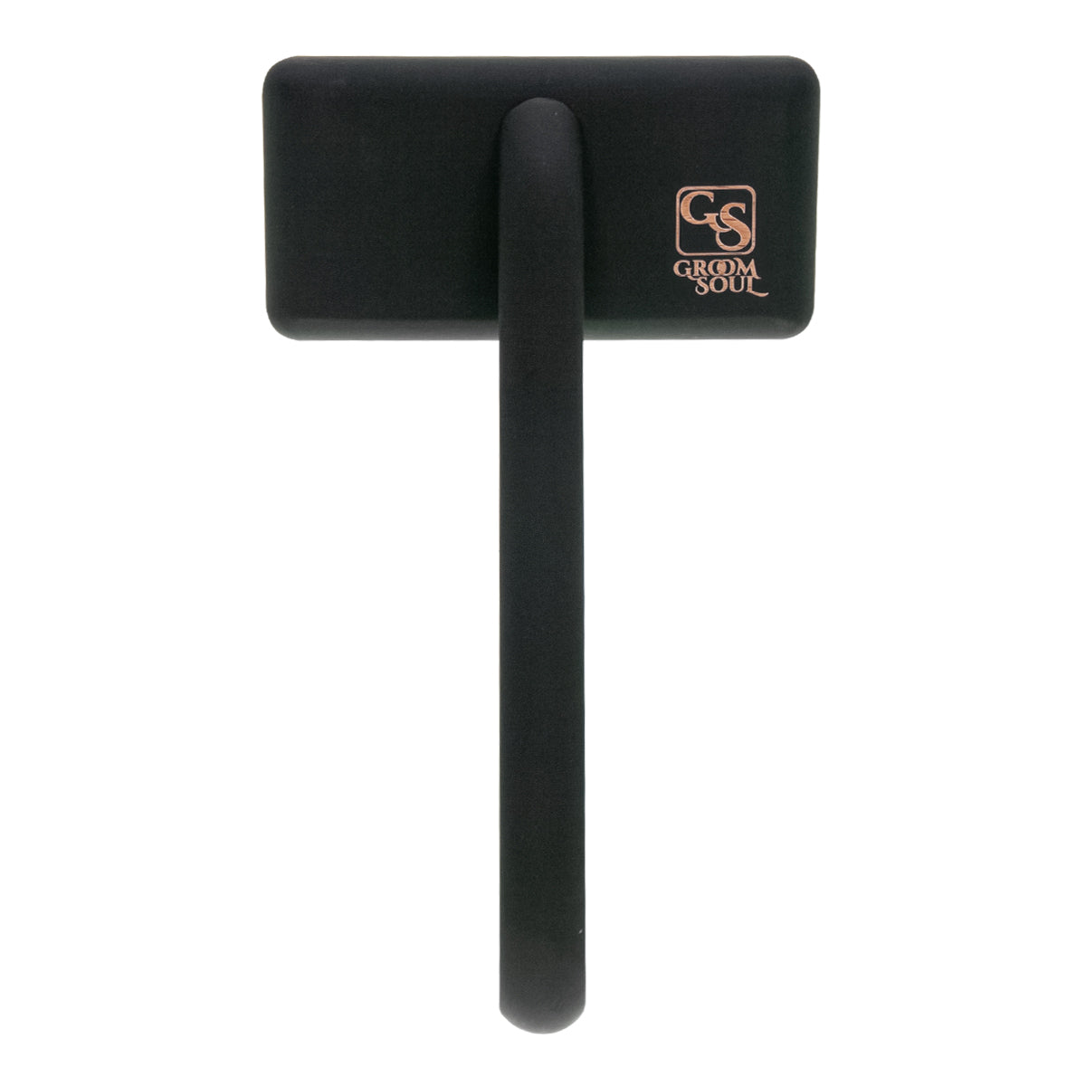 Small grooming brush for pets with medium-length pins Groom Soul Natural Series Soft Pins Black