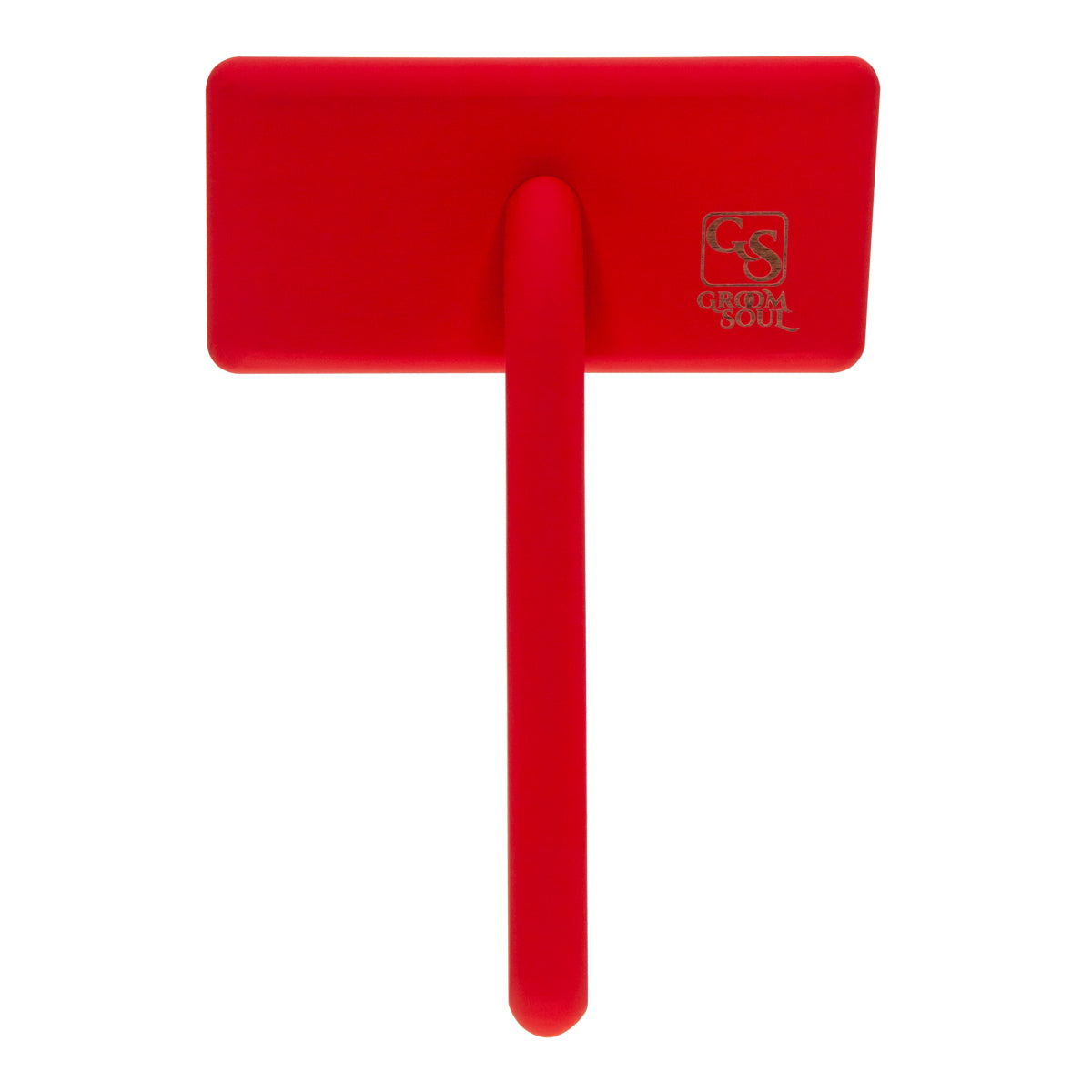 Щетка-пуходерка для животных со щетиной средней длины Groom Soul Natural Series Soft Pins Red