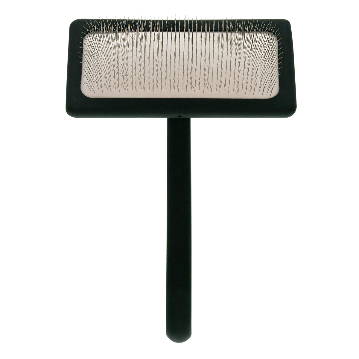 Slicker brush for animals with medium-length pins Groom Soul Natural Series Soft Pins Black