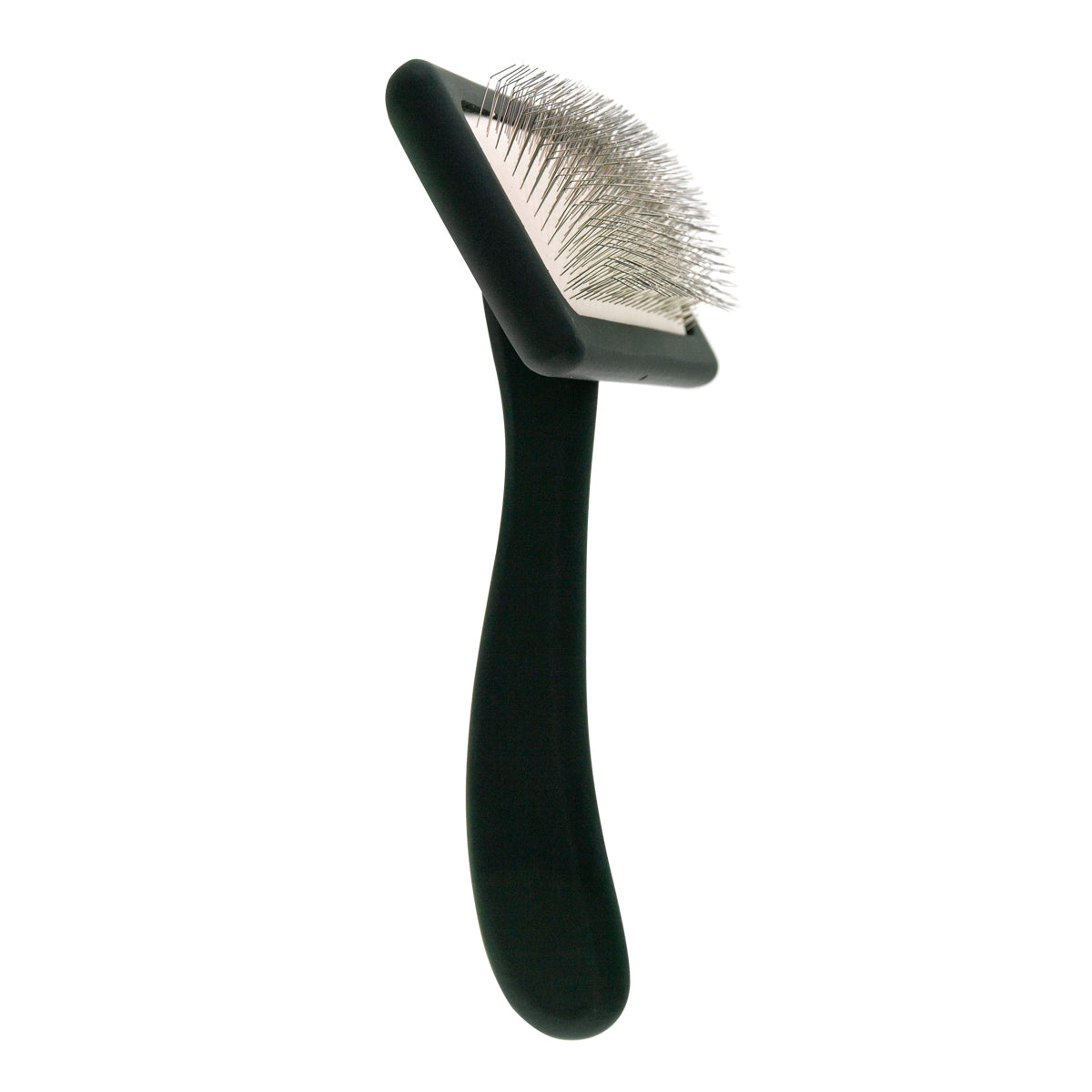 Slicker brush for animals with medium-length pins Groom Soul Natural Series Soft Pins Black