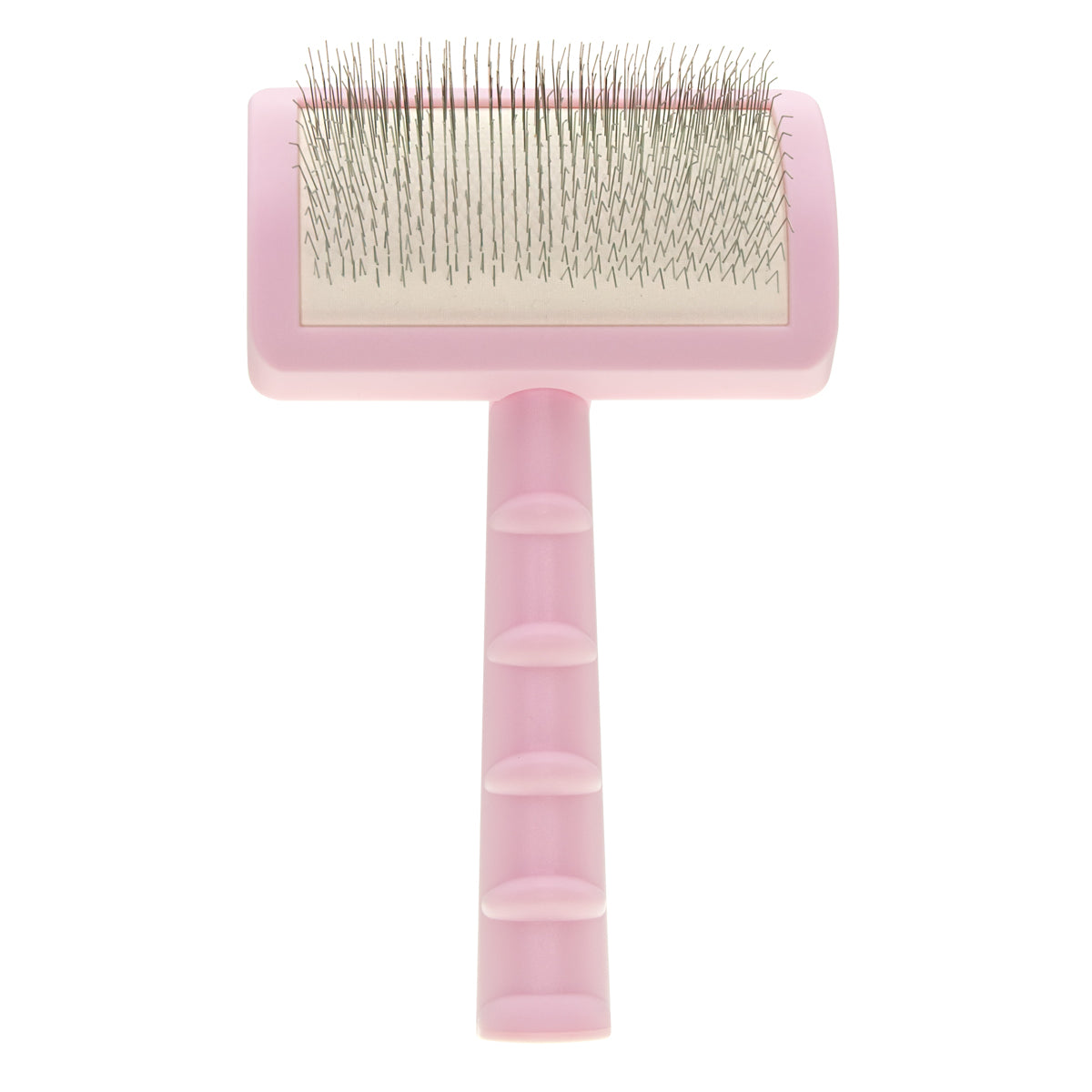 Slicker brush for animals with soft, long pins Groom Soul Pro Series Soft Long Pins Pink