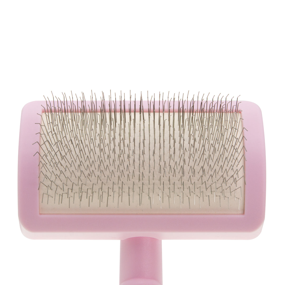 Slicker brush for animals with soft, long pins Groom Soul Pro Series Soft Long Pins Pink