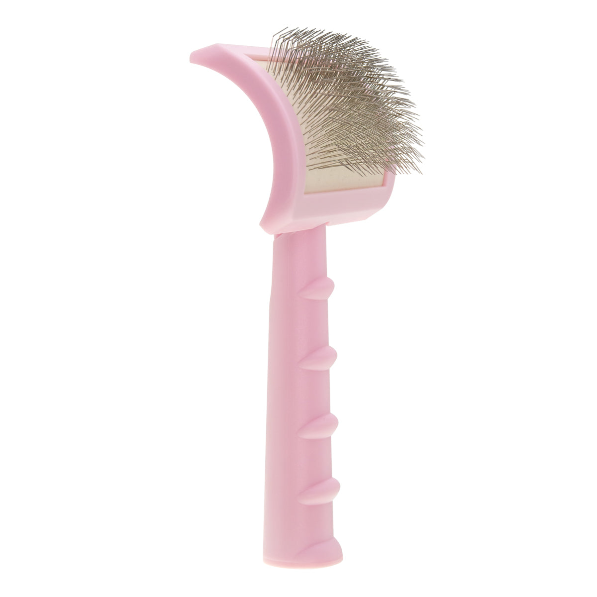 Slicker brush for animals with soft, long pins Groom Soul Pro Series Soft Long Pins Pink