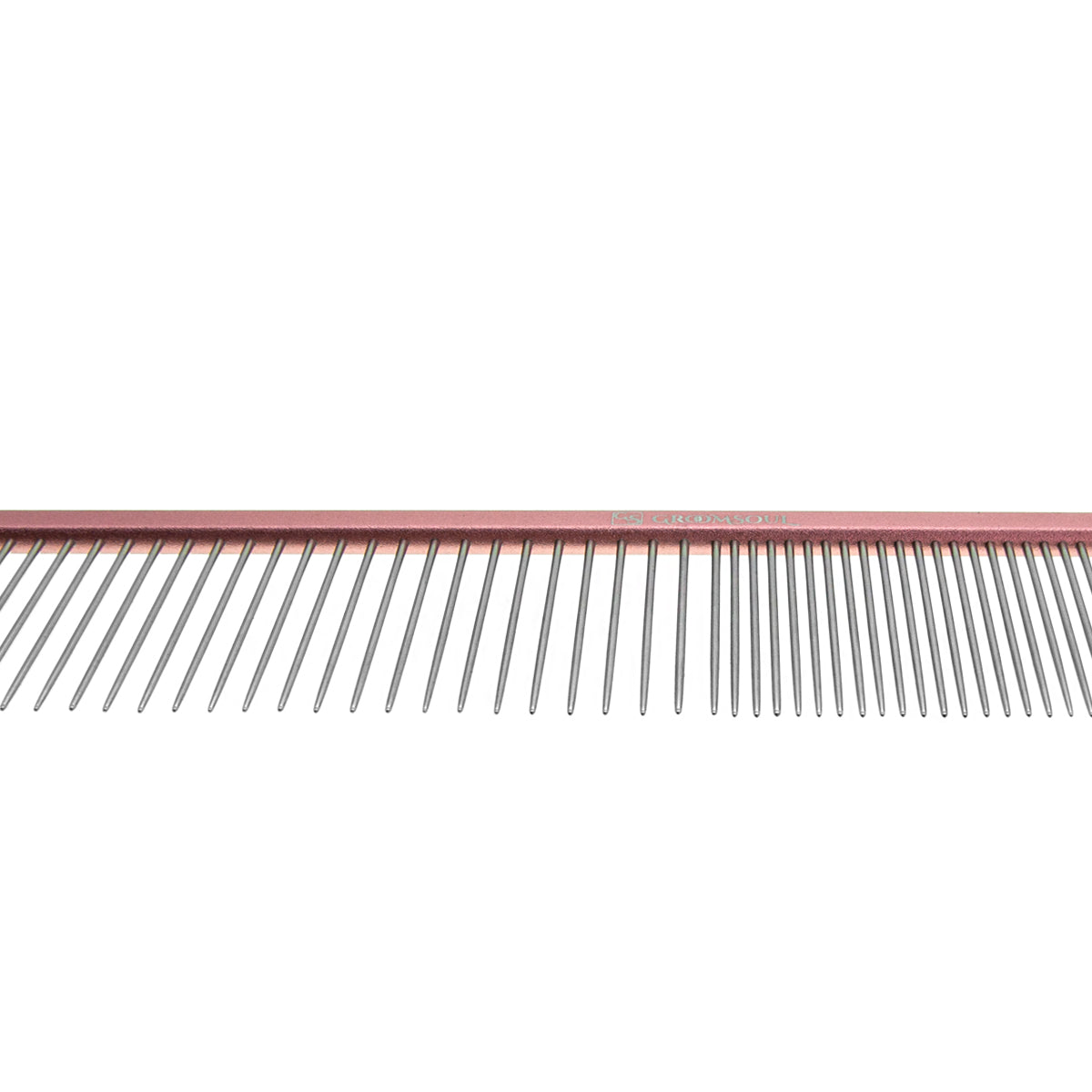 Металлическая расческа для животных Groom Soul Pink Series, 19 см