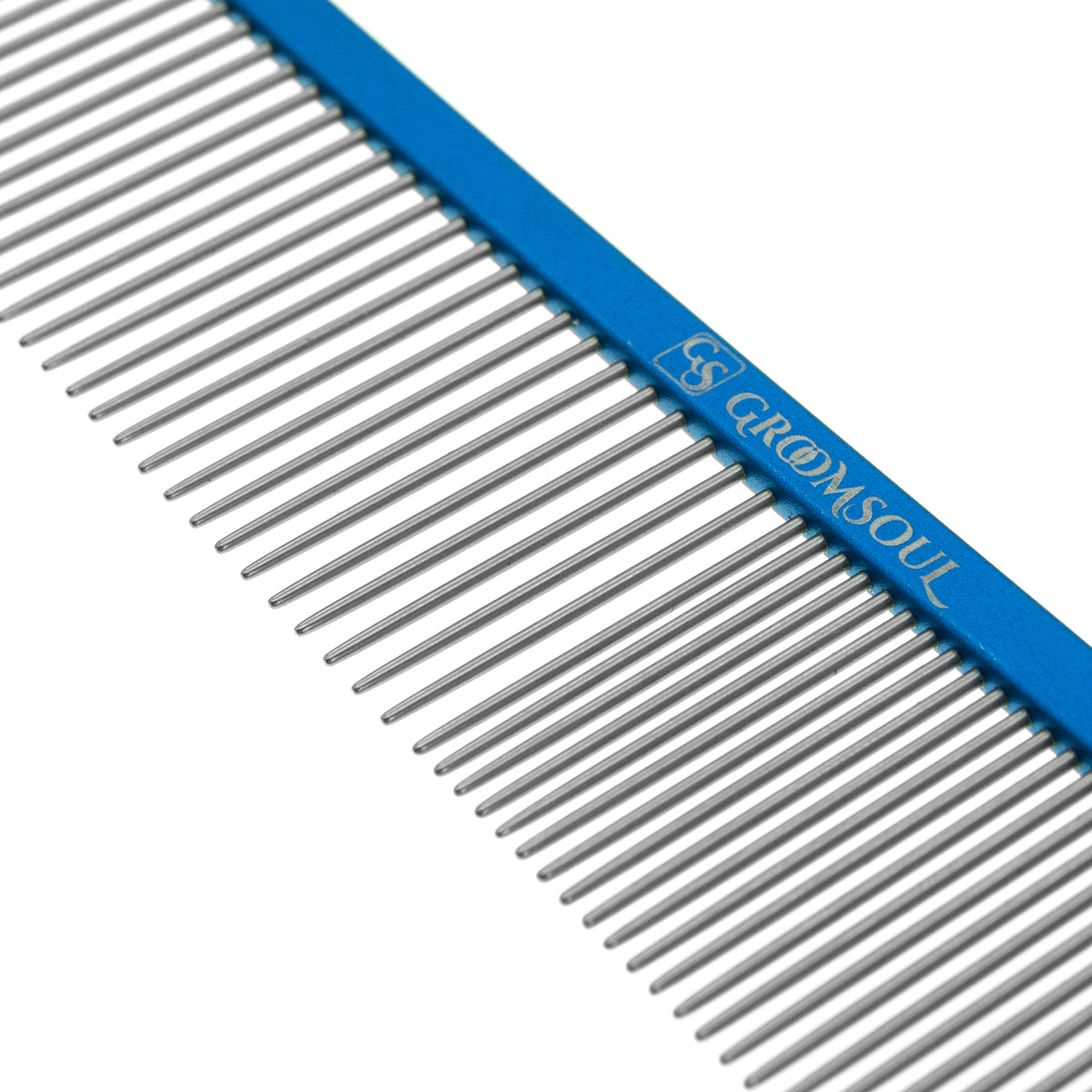 Groom Soul Blue Series metal comb for pets, 19 cm