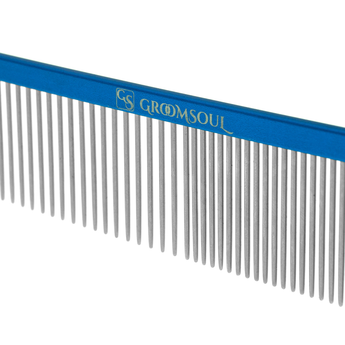 Groom Soul Blue Series metal comb for pets, 19 cm