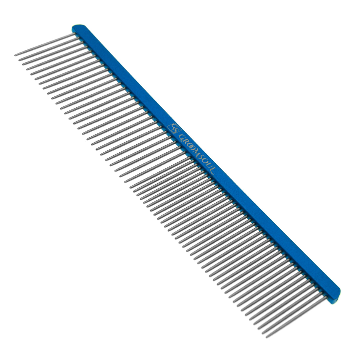 Groom Soul Blue Series metal comb for pets, 19 cm