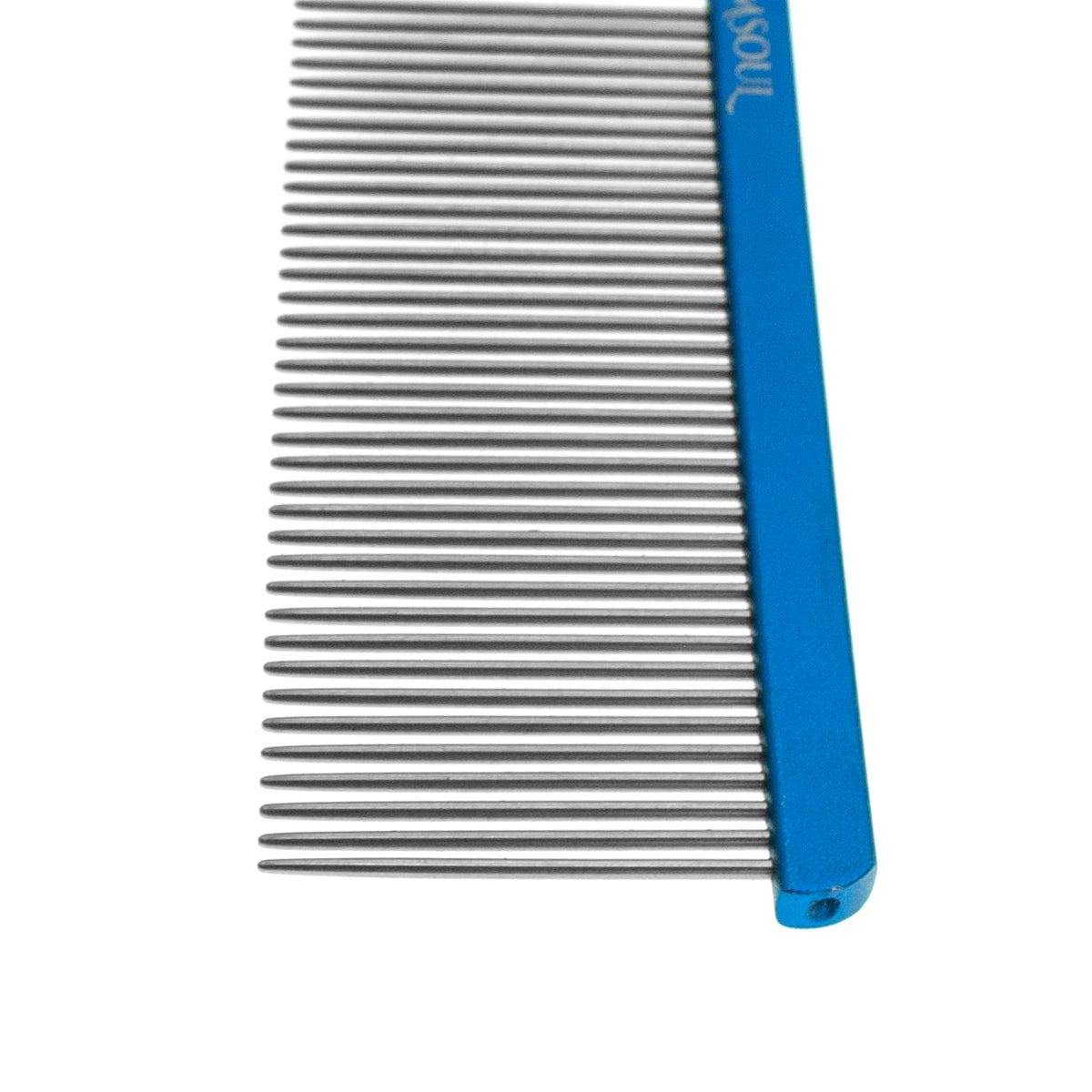 Groom Soul Blue Series metal comb for pets, 19 cm