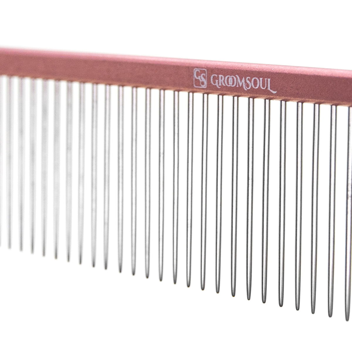Metallkamm für Tiere Groom Soul Pink Series, 24,5 cm