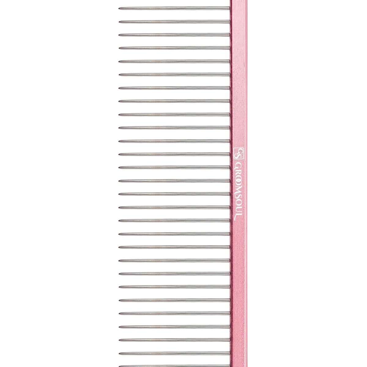 Metallkamm für Tiere Groom Soul Pink Series, 24,5 cm