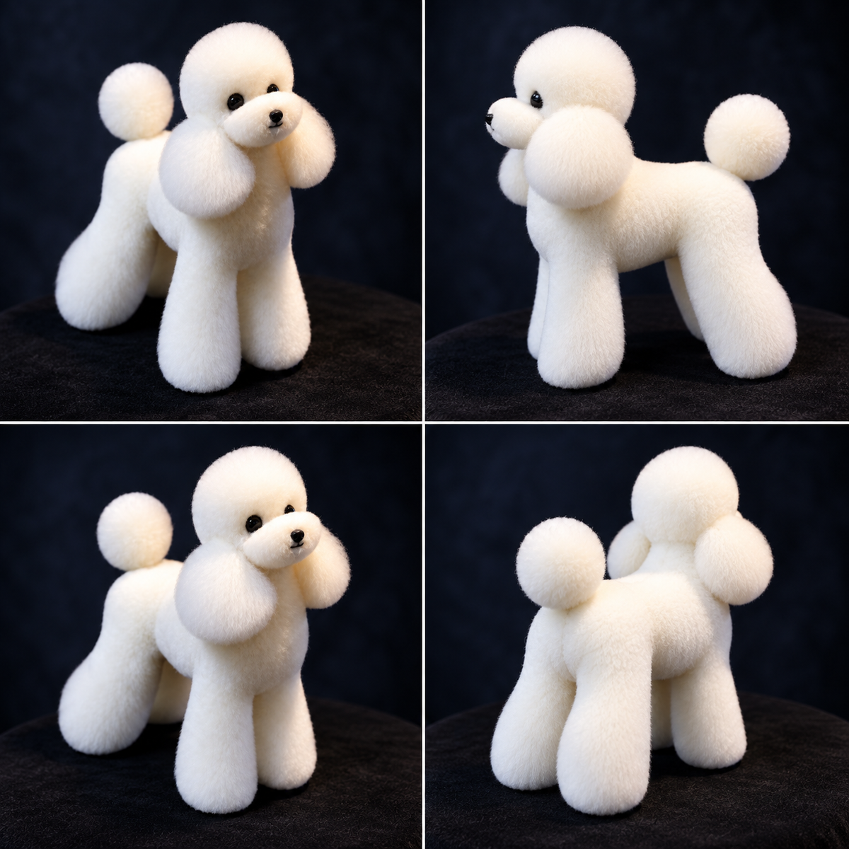 Teddy full-body fur, creamy white