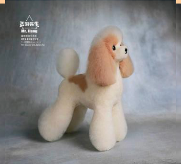 Teddy full-body fur, champagne-white