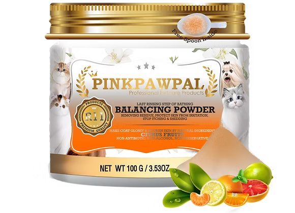Pink Paw Pal Balancing Rinse Powder