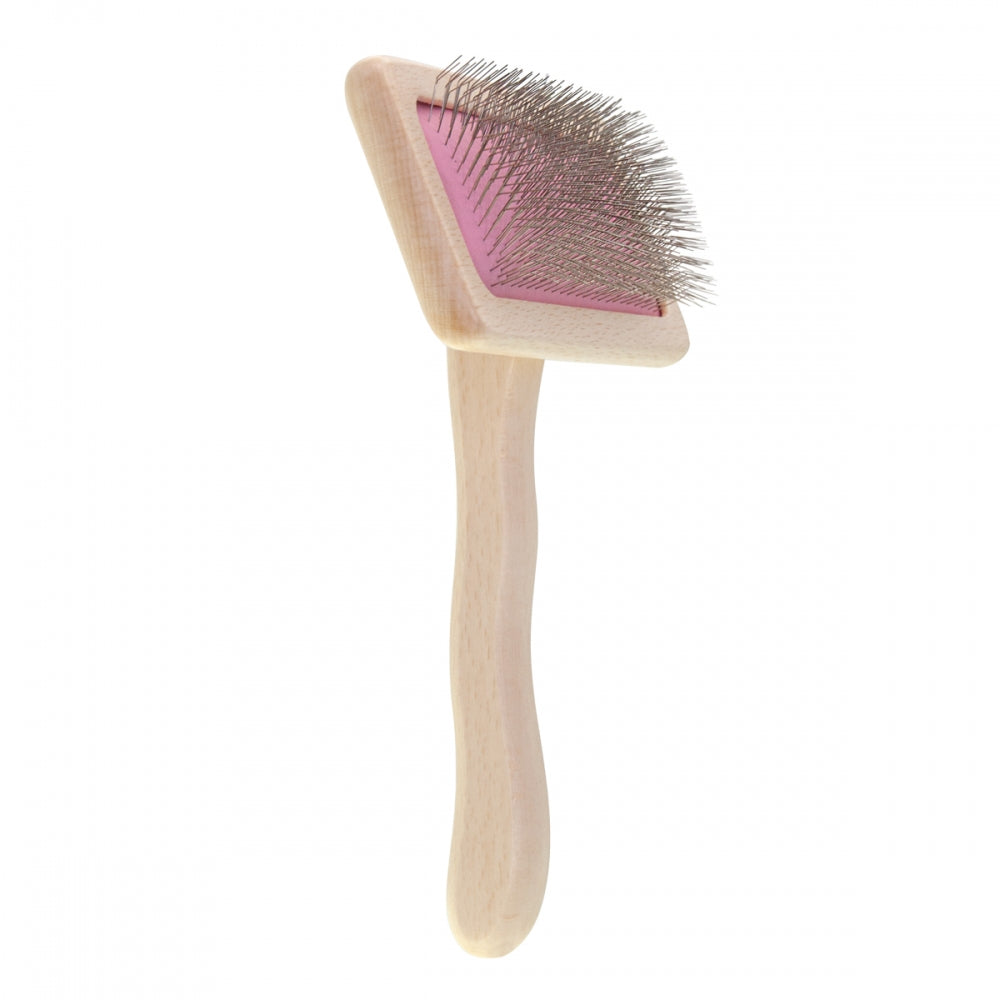 Slicker brush for animals with medium-length pins – Groom Soul Natural Series Soft Pins