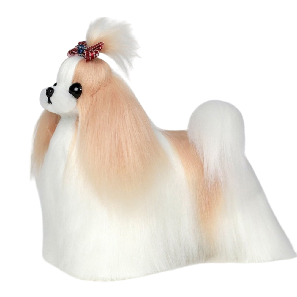 Shih-Tzu Ganzkörperfell, Champagner-Weiß (Shih Tzu full body hair (Champagne and white)