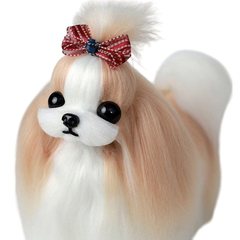 Shih-Tzu Ganzkörperfell, Champagner-Weiß (Shih Tzu full body hair (Champagne and white)
