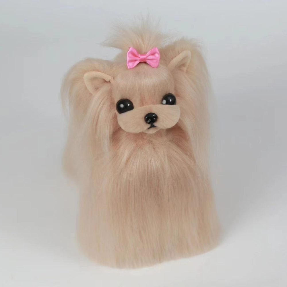Yorkshire-Terrier Ganzkörperfell, Champagner (Yorkshire full body hair (Champagne)