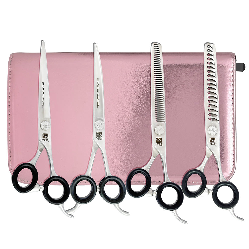Groom Soul Basic Level dog grooming scissor set, 7 inches