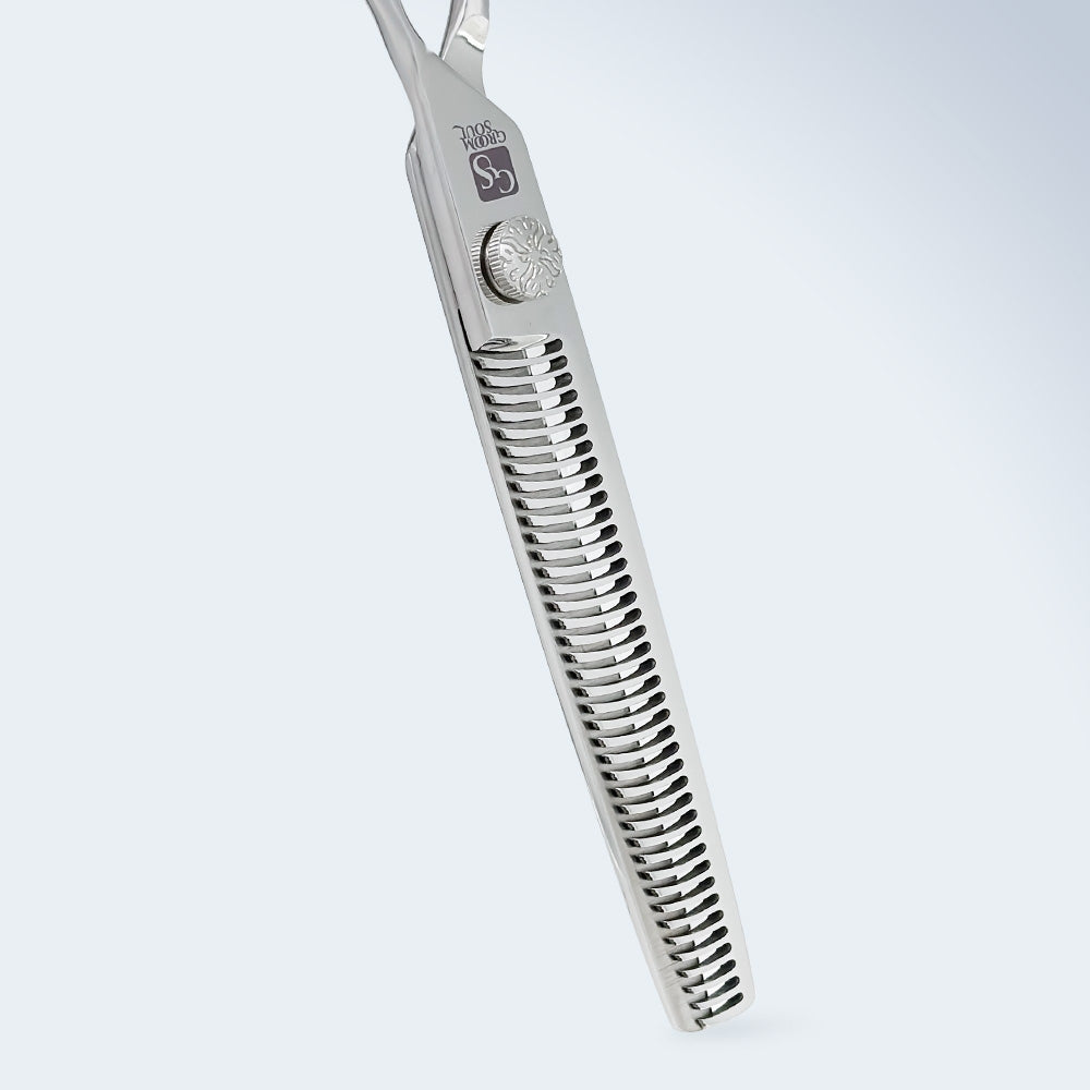 Thinning shears for dog grooming Groom Soul Elements Earth, 7.25 inches