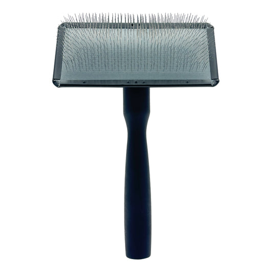 Zupfbürste für Tiere mit mittellangen Zinken Groom Soul Basic Series Frosted Titanium